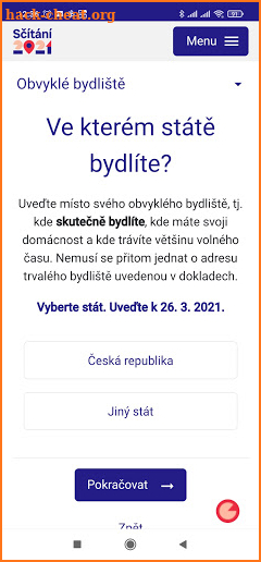 Sčítání21 screenshot