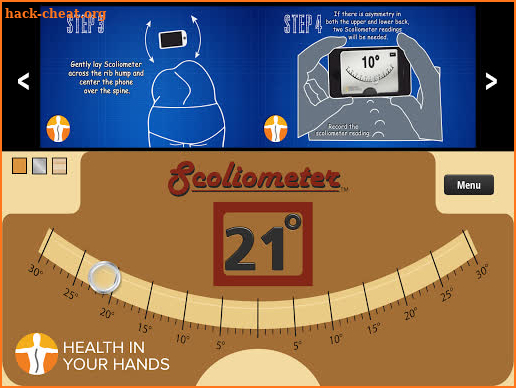 Scoliometer HD screenshot