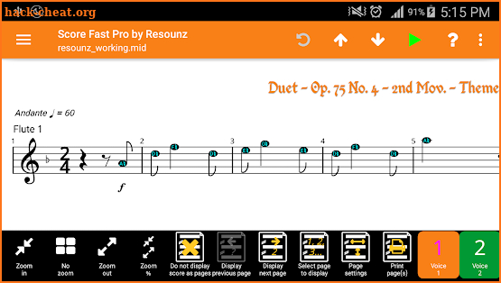 Score Fast Pro: compose, notate, play, print music screenshot