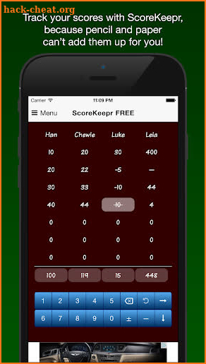 Score Keeper FREE screenshot