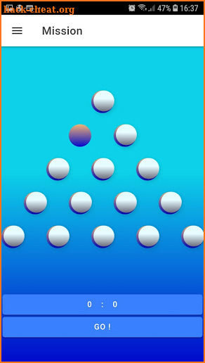 score peg solitaire screenshot