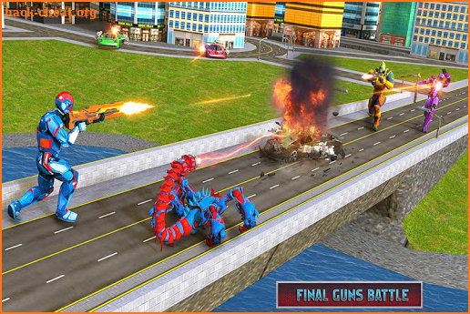 Scorpion Robot Transforming – Robot shooting games screenshot