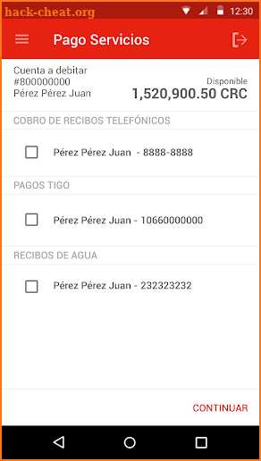 Scotiabank Bancamóvil screenshot