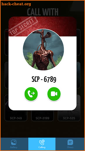 SCP Horror Video Call screenshot