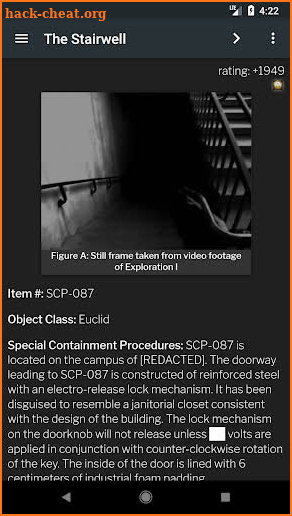 SCP Reader screenshot