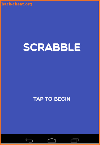 Scrabble game screenshot