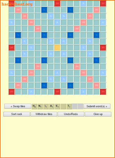 Scrabble Solitaire screenshot