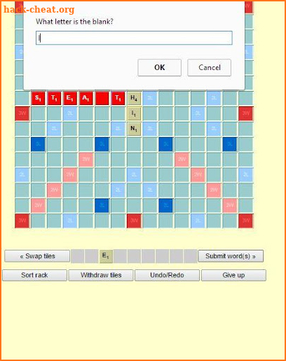 Scrabble Solitaire screenshot