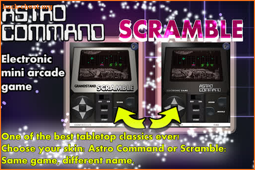 Scramble & Astro Command 80s screenshot