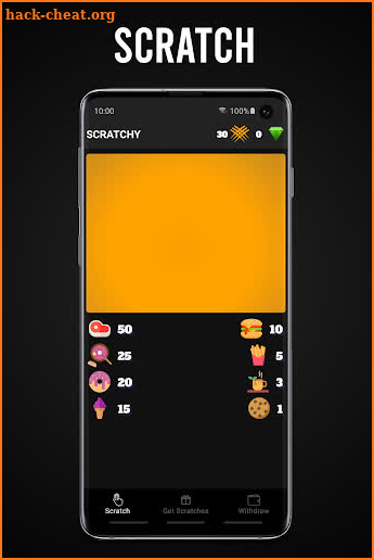 Scratchy Scratch Dark - Earn Money screenshot