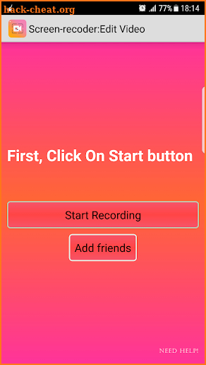 Screen & recoder: Edit Video screenshot