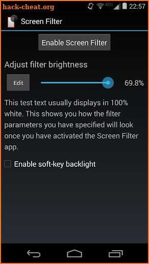Screen Filter screenshot