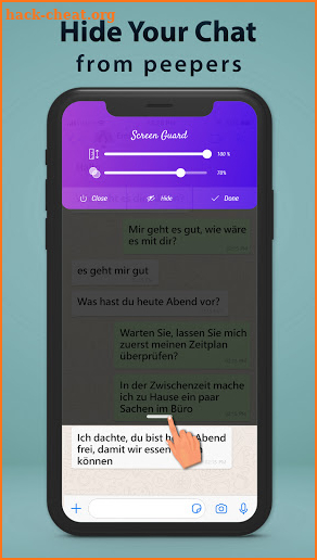 Screen Guard - Screen Privacy Shade, Hide Screen screenshot