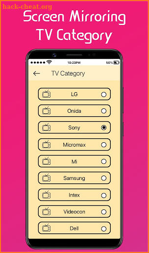 Screen Mirroring For All tv : Screen Mirroring App screenshot