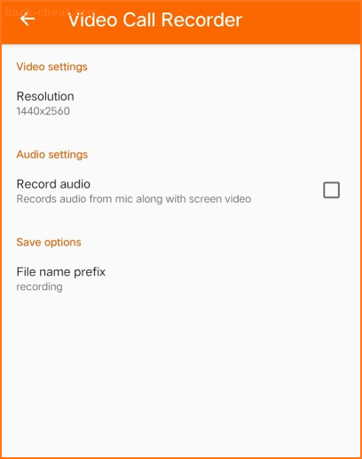 Screen recoder with auto video callrecoder for imo screenshot