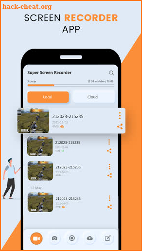 Screen Recorder & Free Backup - Video Recorder screenshot