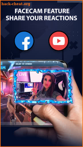 Screen recorder & livestream game by mobi stream screenshot