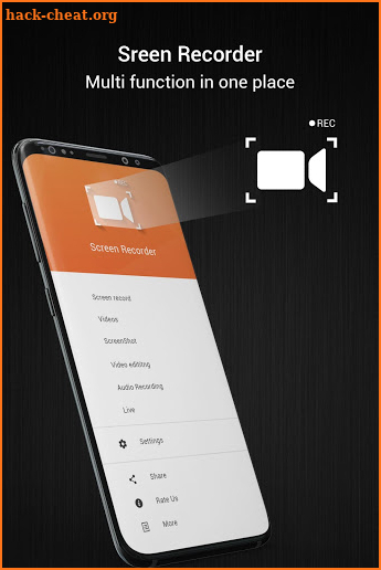 Screen Recorder with Video and Audio - No Root Rec screenshot