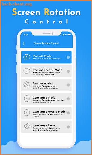 Screen Rotation Control - Rotation Control screenshot