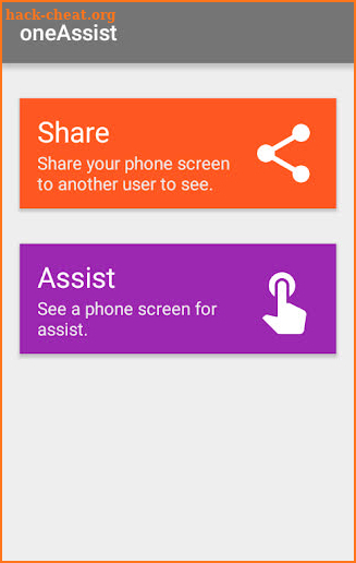 Screen Share - oneAssistant screenshot