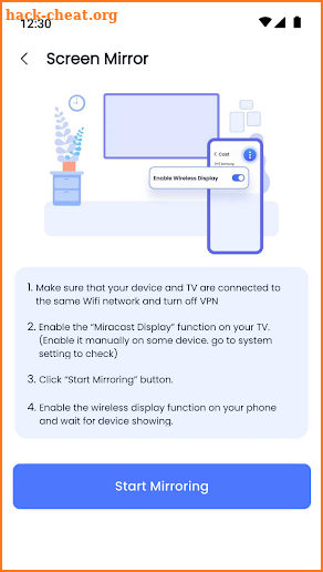 Screen Sharing - Mirror To TV screenshot