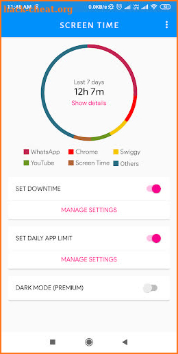 Screen Time - Restrain yourself & Parental Control screenshot