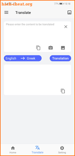 Screen Translation screenshot