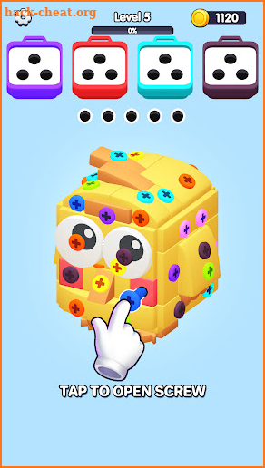 Screw Tap Jam - Pin Puzzle 3D screenshot