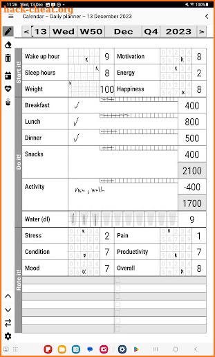 Scribble Calendar screenshot