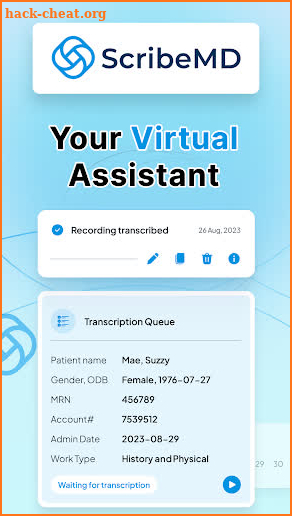 ScribeMD - AI Medical Scribe screenshot