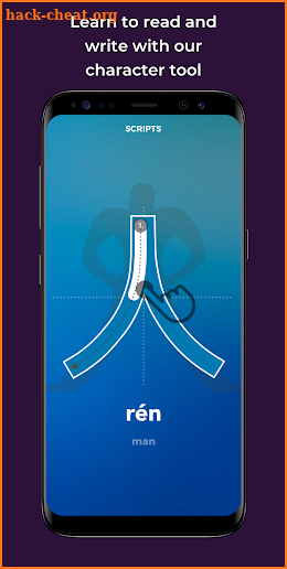 Scripts: learn how to write and read alphabet screenshot