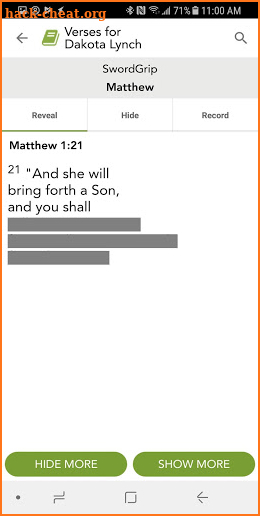 Scripture Memory Fellowship screenshot