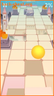 Scrolling Ball in Sky: casual rolling game screenshot