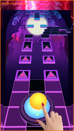 Scrolling Ball in Sky Master screenshot