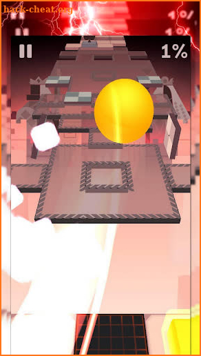 Scrolling Ball in Sky Master screenshot