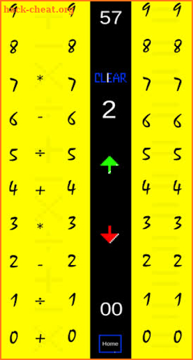 Scrolling Math Challenge screenshot