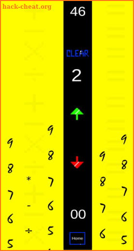 Scrolling Math Challenge screenshot