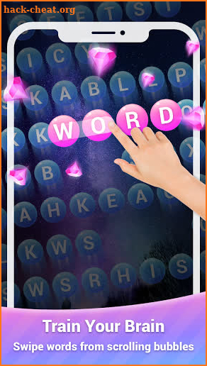 Scrolling Words Bubble - Find Words & Word Puzzle screenshot