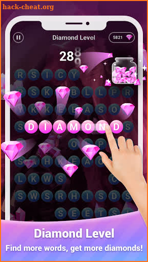 Scrolling Words Bubble - Find Words & Word Puzzle screenshot