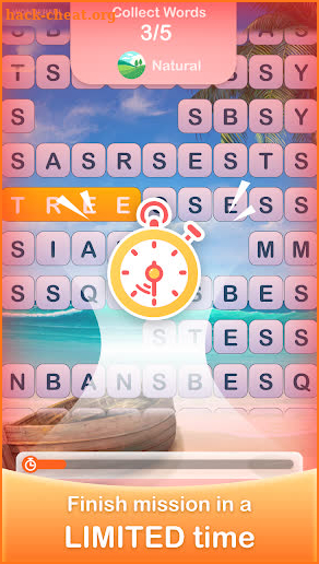 Scrolling Words-Find Words from Scrolling Letters screenshot