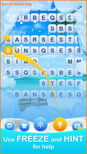 Scrolling Words-Find Words from Scrolling Letters screenshot