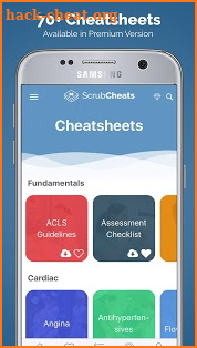 ScrubCheats - Nursing School & NCLEX Cheatsheets screenshot