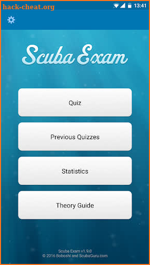 Scuba Exam screenshot