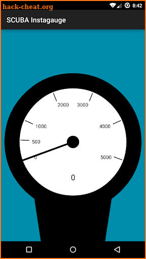 SCUBA Instagauge Tank Gauge screenshot