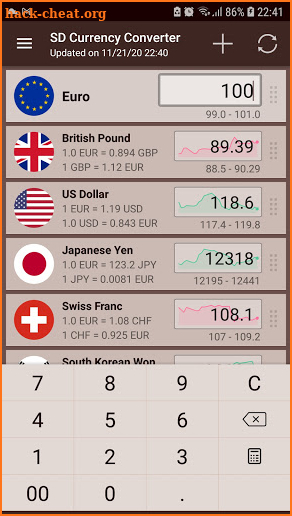 SD Currency Converter screenshot