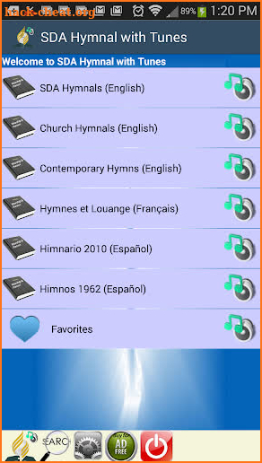 SDA Hymnal with Tunes screenshot