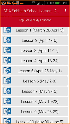 SDA Sabbath School Lesson - 1ST Quarter 2021 screenshot