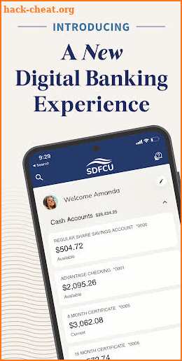 SDFCU Digital Banking screenshot