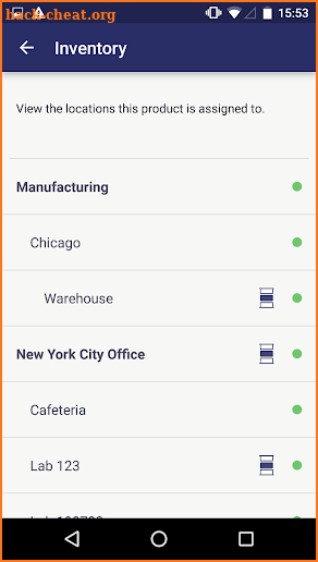 SDS / Chemical Management screenshot