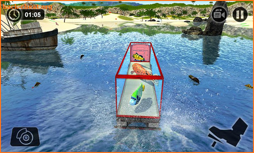 Sea Animals Transporter Truck Driving Game 2019 screenshot